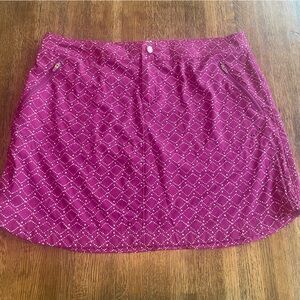 Title Nine Skirt Pink/purple Pattern - size 8